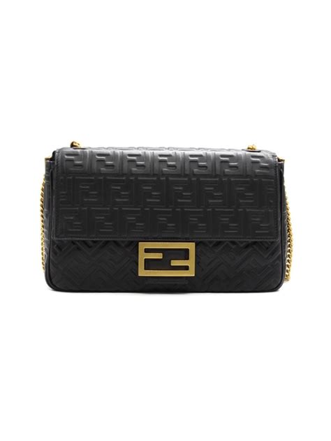 fendi baguette pelle nera|fendi bag de jour authentication.